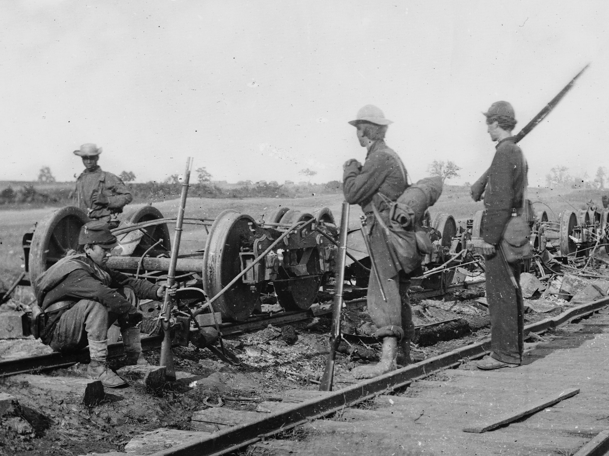 Manassas Junction US soldiers